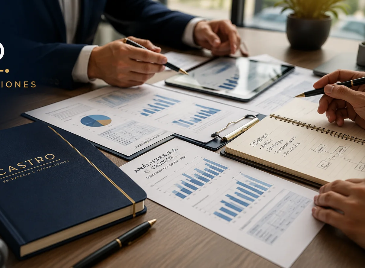 Análisis de información y antecedentes para orientar decisiones organizacionales